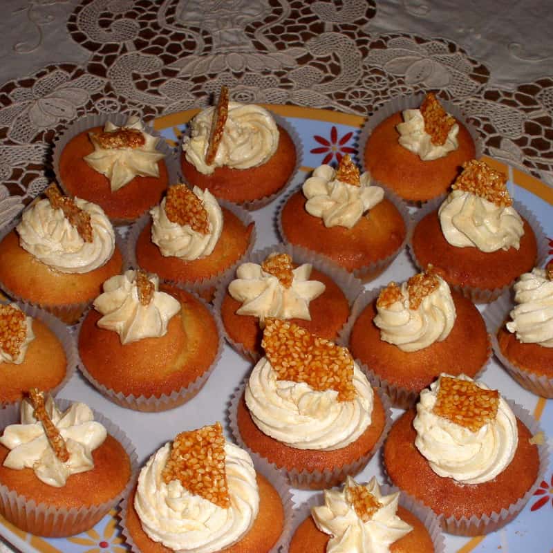 Cupcakes με σως ταχινιού